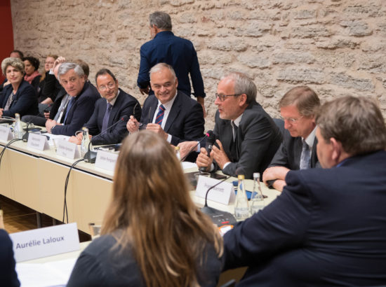 Kohtumine Euroopa Parlamendi presidendi Antonio Tajani ja Euroopa Parlamendi poliitiliste gruppide esindajatega